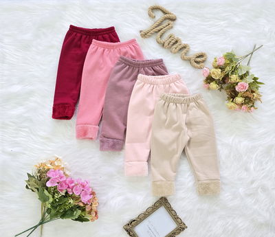 BABUCHA JERSEY CON PELUCHE BEBA