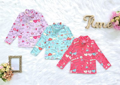 POLERA MODAL SOFT CORAZÓN NENA