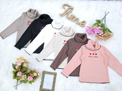 POLERA MORLEY RULETEX CORAZÓN NENA