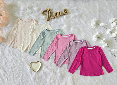 Camiseta modal soft básica nena -PACK X6