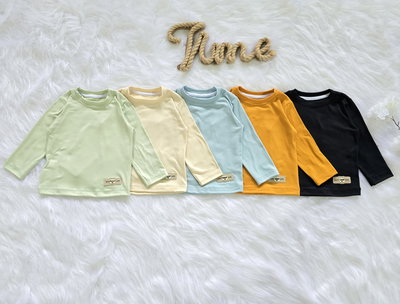 Camiseta modal soft básica bebe - PACK X5