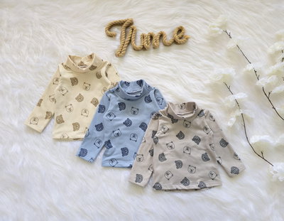 Polera termico soft osos bebé - PACK X5