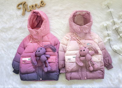 Camperón bicolor nena - PACK X4