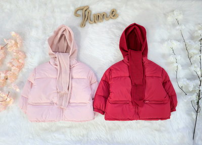 Campera bufanda globo nena - PACK X5