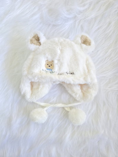 Gorro oso piel bebé - PACK X6