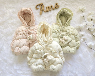 Campera flores cartera beba - PACK x5