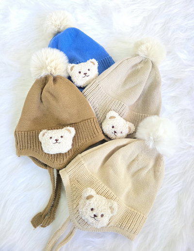 Gorro chullito oso bebé - PACK X6