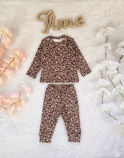 Conjunto pijama darlon flores beba-PACK X5