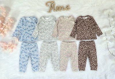 Conjunto pijama darlon flores beba-PACK X5