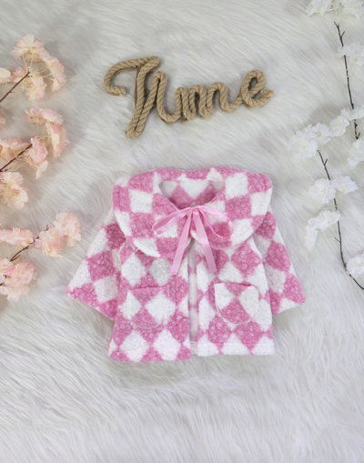 Saco cuello babero bouclé beba - PACK x5