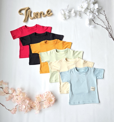 Modal soft remera bebé varón - PACK X5