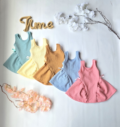 Vestido valet hawai liso beba - PACK X5