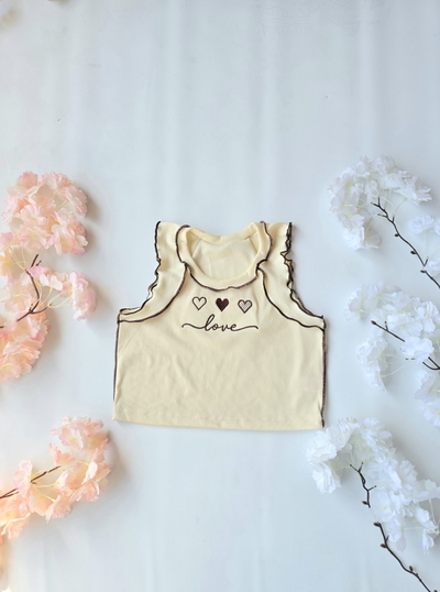 Musculosa morley beige ruletex nena - PACK X6