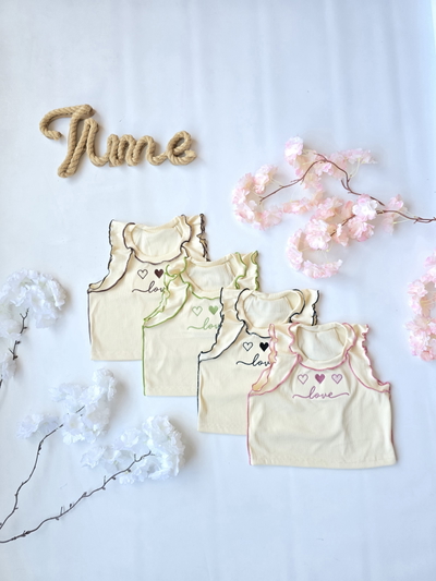 Musculosa morley beige ruletex nena - PACK X6
