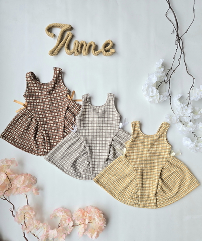 Vestido hawai cuadrille valet  beba - PACK X5