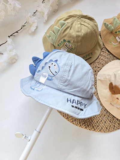 Gorro piluso dino happy bebé -PACK X6