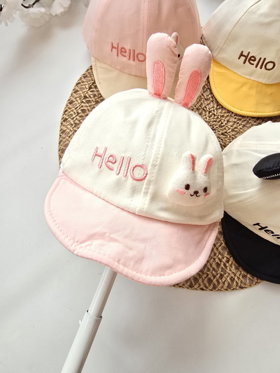 Gorro animalitos hello orejitas beba/e - PACK X6