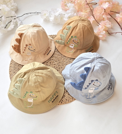 Gorro piluso dino happy bebé -PACK X6