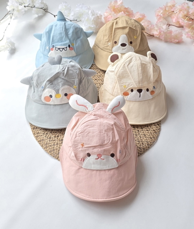 Gorro mix animalitos bebe/a - PACK X6
