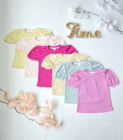 Remera morley manga princesa nena - PACK X6
