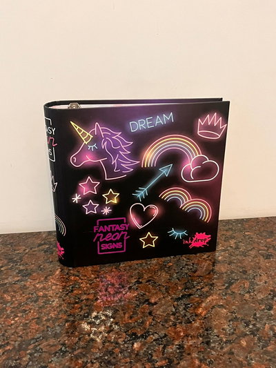 Carpeta N°3 Ink Drop Dream Neón