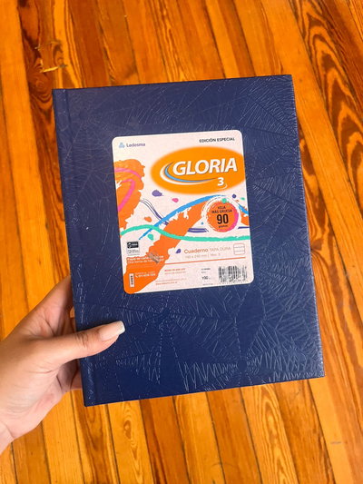 Cuaderno Gloria N°3 100 hojas rayadas de 90 gramos rayado