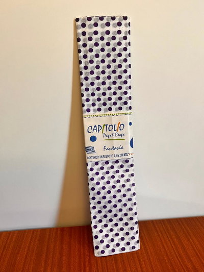 Papel Crepe Capitolio Lunares