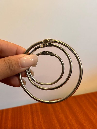 Aros Metalicos para carpeta