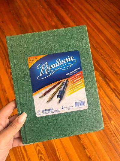 Cuaderno Rivadavia N°1  50 hojas cuadriculadas 