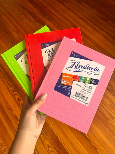 Cuaderno Rivadavia N°1  50 hojas rayadas 
