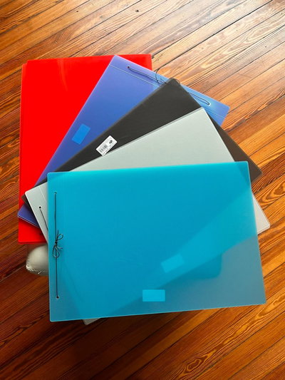 Carpetas transparentes de PVC N°6