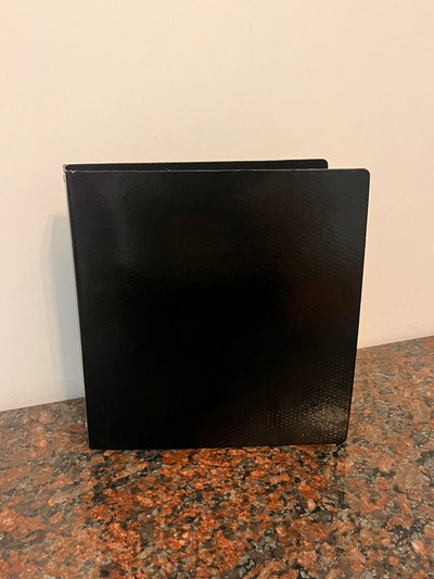 Carpeta N° 3 de Fibra Negra