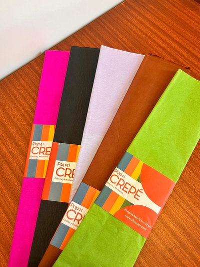 Papel Crepe Sky Color