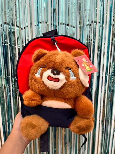 Mini mochilita con peluche