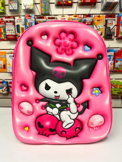 Mochila Kuromi de 12 pulgadas