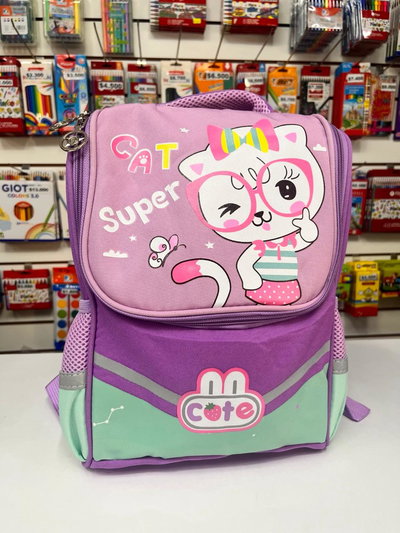 Mochila con cierre delantero 