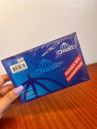 Fichas de Contabilidad x100 Congreso