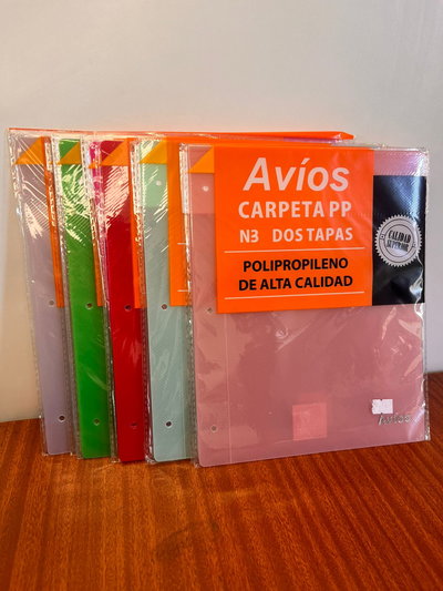 Carpeta N°3 Dos Tapas Avíos