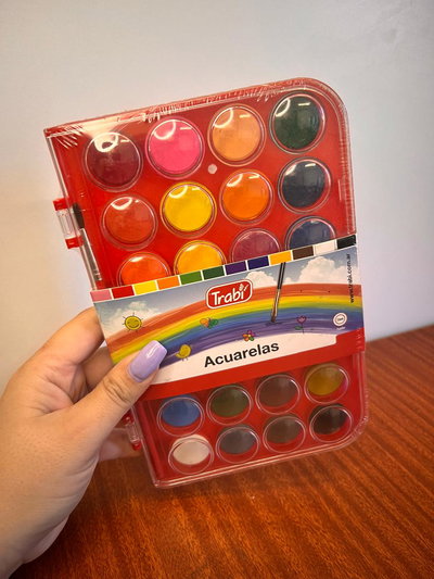 Acuarelas Escolares Trabi