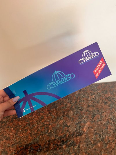 Talonario pagaré Congreso