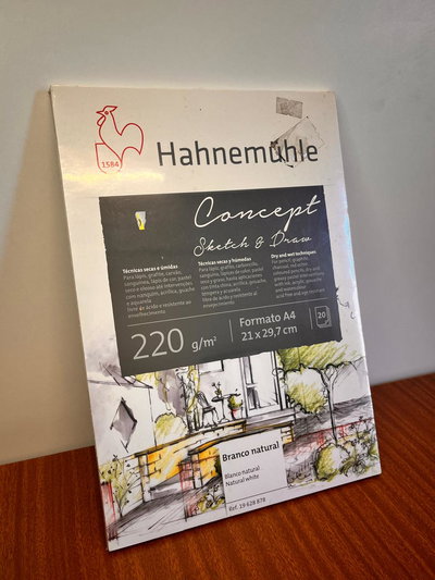 Block Dibujo Hahnemuhle Concept A3 20 Hojas 220g 