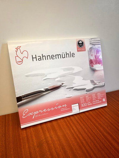 Block Hahnemühle Expression 40 x 50 Cm. Grano Fino Natural x 20 hojas