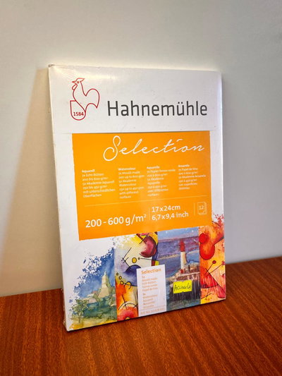Block Acuarela Hahnemuhle Selection 24x32 12 papeles diferentes