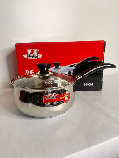 Olla de Acero Inoxidable de 18cm