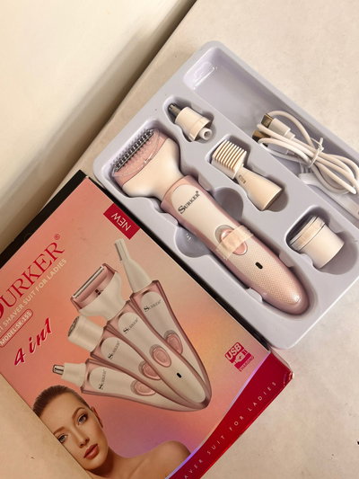 Máquina Depiladora para Dama 4 en 1 Marca Surker