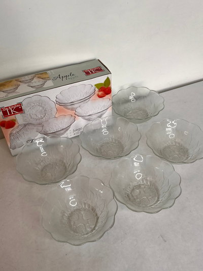 Compoteras de vidrio x6 unidades