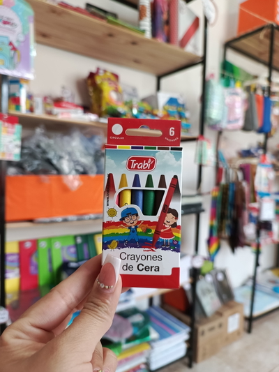 Crayones trabí x 6 Mini 
