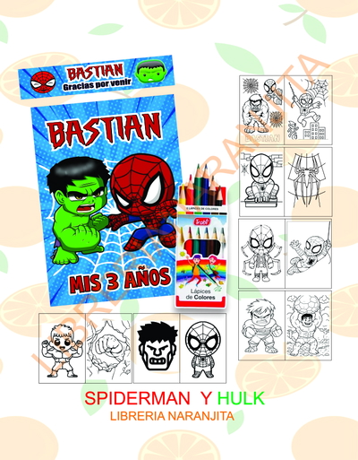 Libro para Pintar Personalizado souvenirs