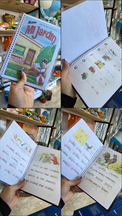 Libro para aprender a Leer Mi jardín 