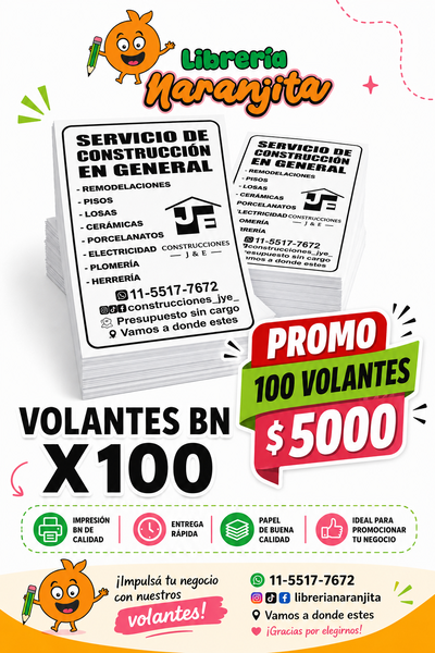 Volantes Byn Simple Faz 10x15 X100